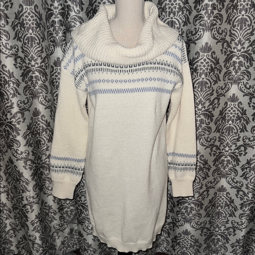 Mia & Tess Knit Cowl Neck Sweater Dress